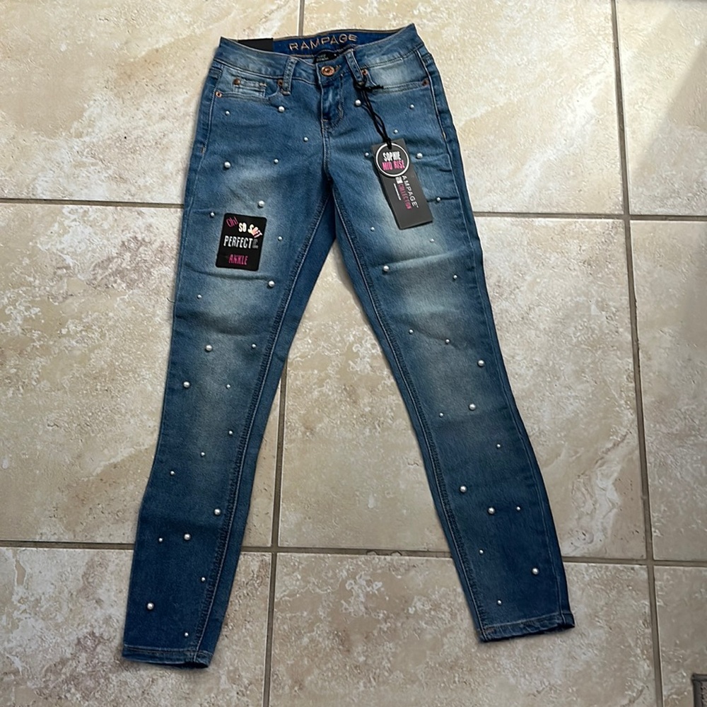 Skinny jean mid rise size 0